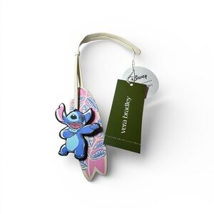 Vera Bradley Disney’s Stitch and Surfboard Bag Charm in Faux Leather, NWT
